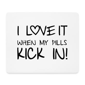 Pills - Mousepad (Querformat) - Weiß - Vorne