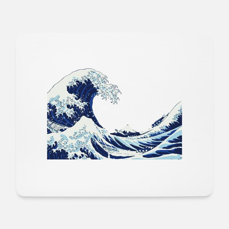 big Wave - Mouse Pad (horizontal) - white