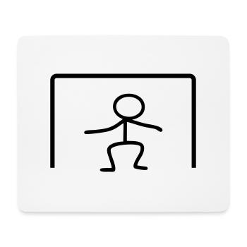 Stick Figures Gate - Mouse Pad (horizontal) - white - Front