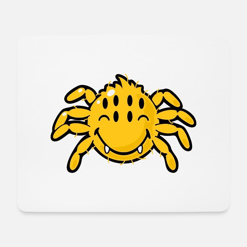 Smiley Spider - Mouse Pad (horizontal) - white
