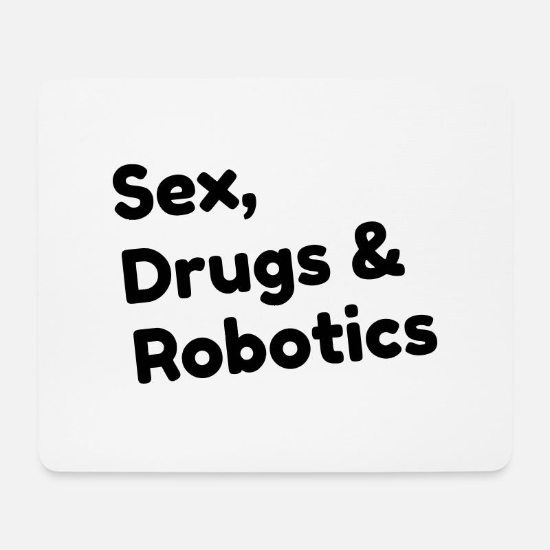 Robotik / Roboter / Robot / Robotics - Mousepad (Querformat) - Weiß