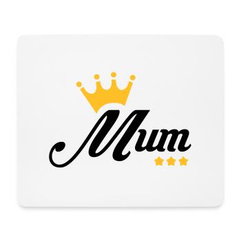 Maman / Fête des Mère / Enfant / Mere / Bébé - Tapis de souris (format paysage) - blanc - Devant