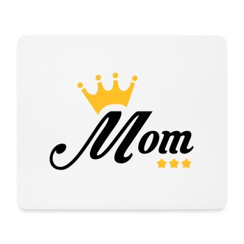 Maman / Fête des Mère / Enfant / Mere / Bébé - Tapis de souris (format paysage) - blanc - Devant