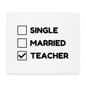 Lehrer / Professor / Schule / Lehrerin / Kind - Mousepad (Querformat) - Weiß - Vorne