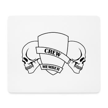 crew_member_001 - Mouse Pad (horizontal) - white - Front