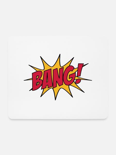 BANG! - Mousepad (Querformat) - Weiß