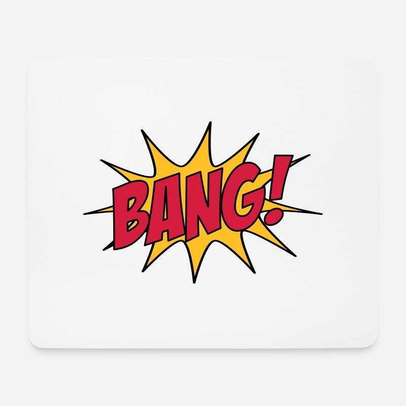BANG! - Mousepad (Querformat) - Weiß