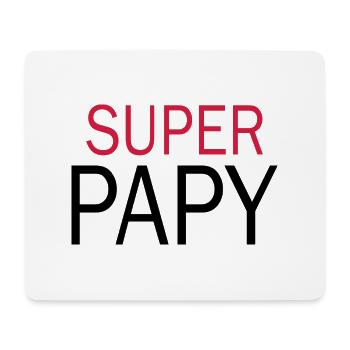 Super Papy - Opa T-Shirt - Mousepad (Querformat) - Weiß - Vorne