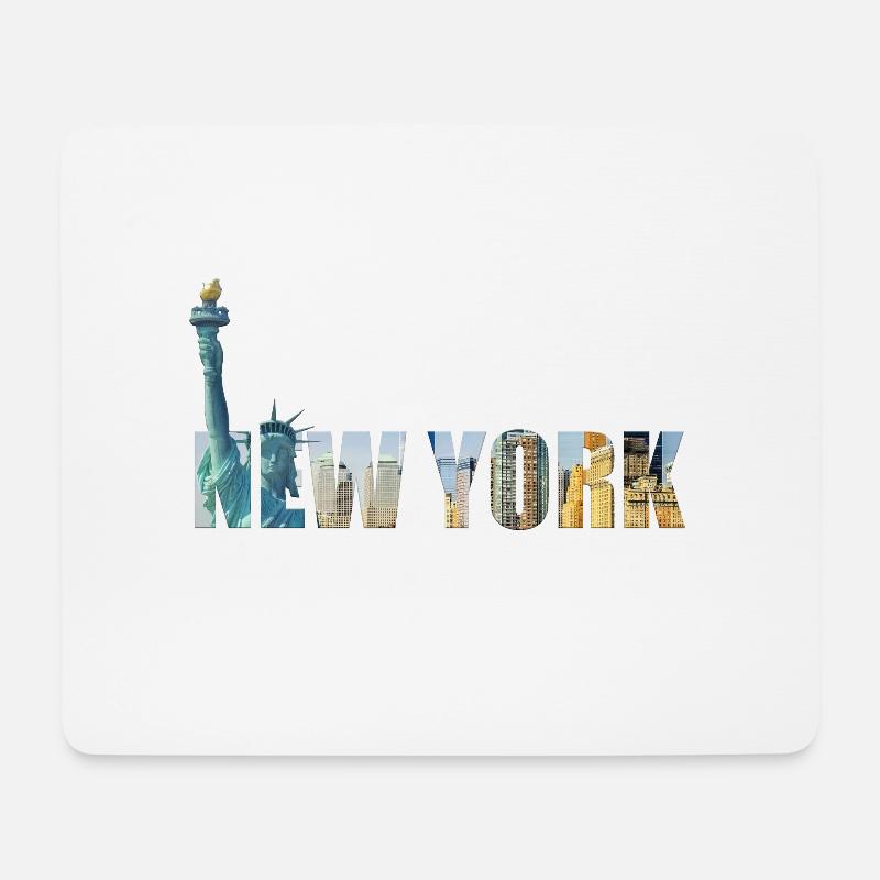 New York - Mousepad (Querformat) - Weiß