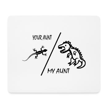 Dinosaurier Dino Dinosaur - Mouse Pad (horizontal) - white - Front