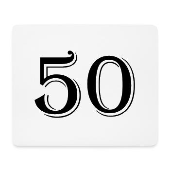 50 - Tapis de souris (format paysage) - blanc - Devant