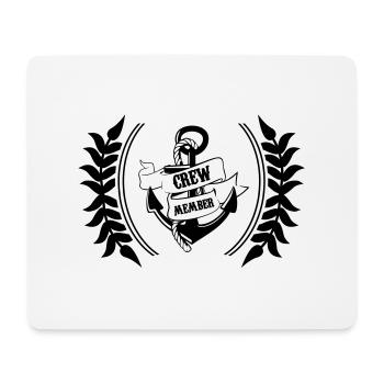 Anker Crew Member Coat of Arms - Mouse Pad (horizontal) - white - Front