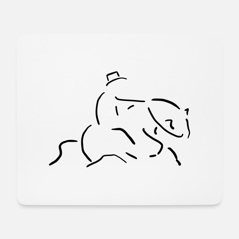 Reiner - Mousepad (Querformat) - Weiß