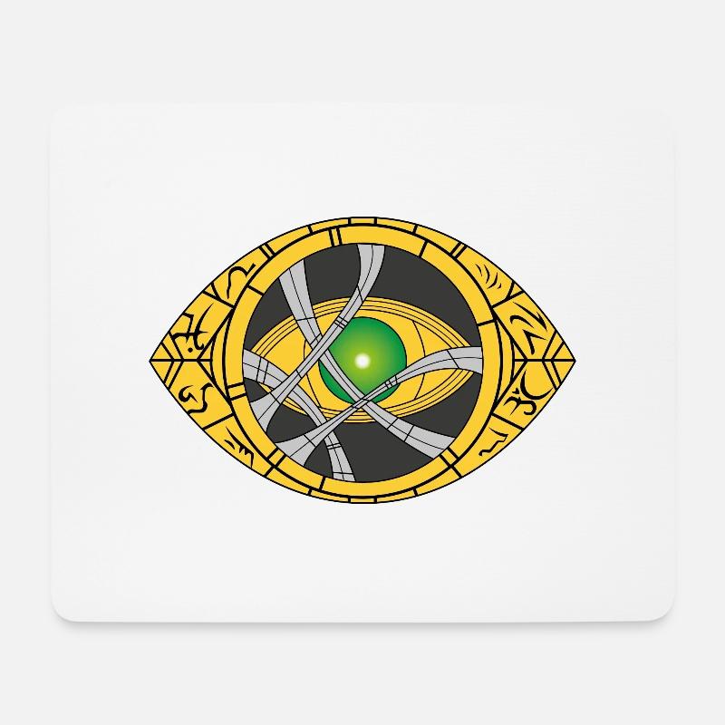 Eye of Agamotto - Mousepad (Querformat) - Weiß