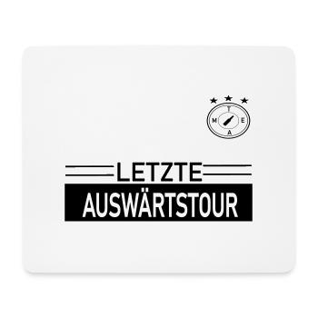 Letzte Auswärtstour Team - Mousepad (Querformat) - Weiß - Vorne
