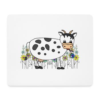 Cow - Mouse Pad (horizontal) - white - Front