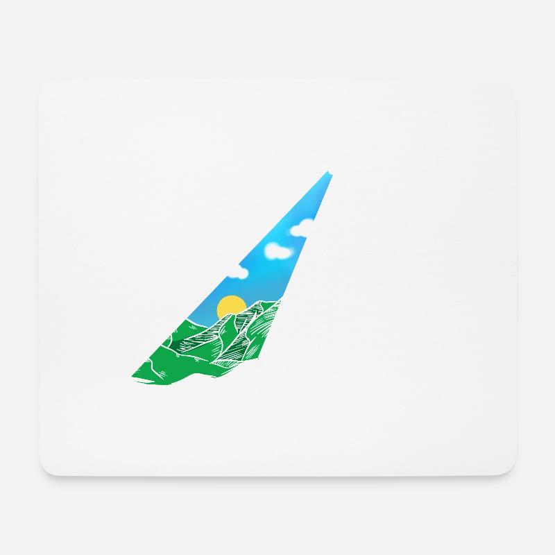 Cloudy Sky - Mouse Pad (horizontal) - white