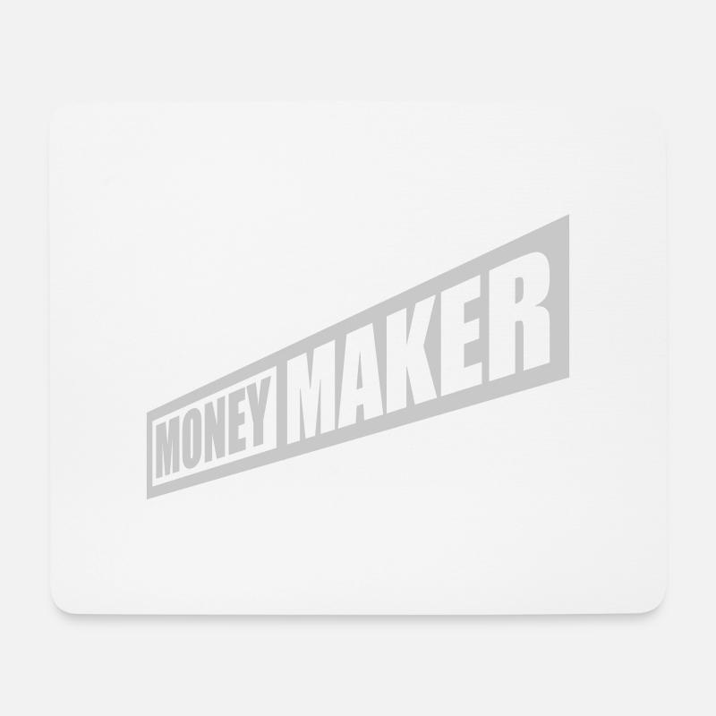Erfolgreich Money Maker Logo - Mousepad (Querformat) - Weiß