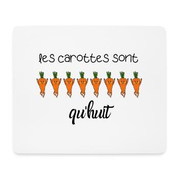 les carottes sont cuites - Tapis de souris (format paysage) - blanc - Devant