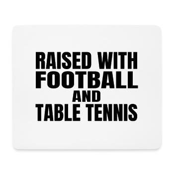 Joueur de tennis de table Football De tennis de table Footballeur - Tapis de souris (format paysage) - blanc - Devant