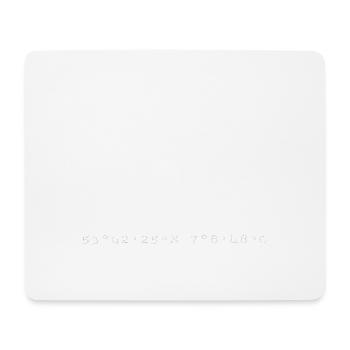 Norderney Herzschlag Nordsee Geschenk - Mousepad (Querformat) - Weiß - Vorne