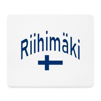 Riihimäki finland flag - Mouse Pad (horizontal) - white - Front