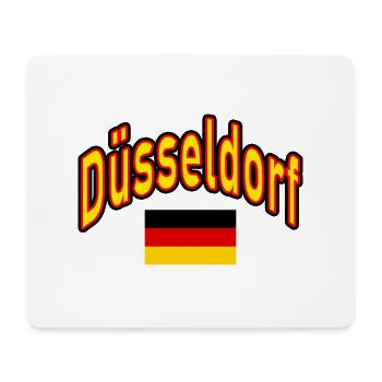 Düsseldorf deutschland flagge - Mousepad (Querformat) - Weiß - Vorne