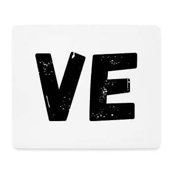 Amour t-shirt assortie couple - Tapis de souris (format paysage) - blanc - Devant
