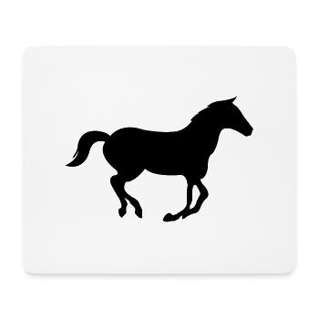 Horse - Mouse Pad (horizontal) - white - Front