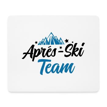 Après-Ski Team - Mouse Pad (horizontal) - white - Front