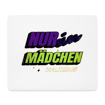 miezekatze lieben hauskatze statement großkatze - Mousepad (Querformat) - Weiß - Vorne