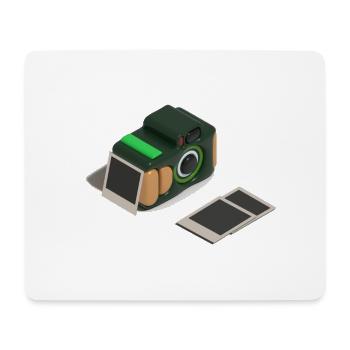 Kamera - Mousepad (Querformat) - Weiß - Vorne
