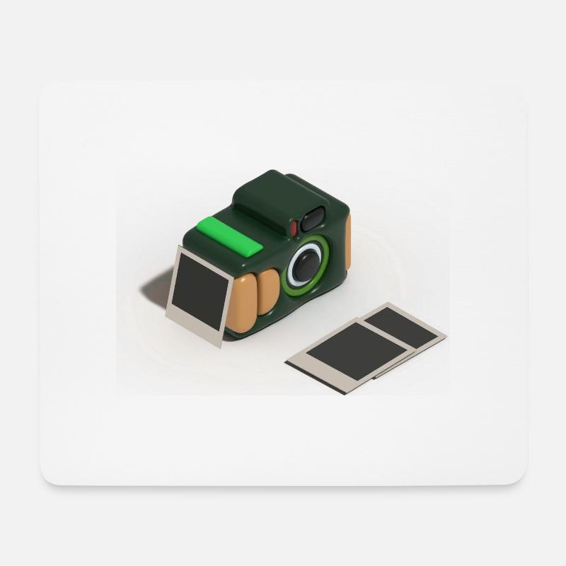Kamera - Mousepad (Querformat) - Weiß