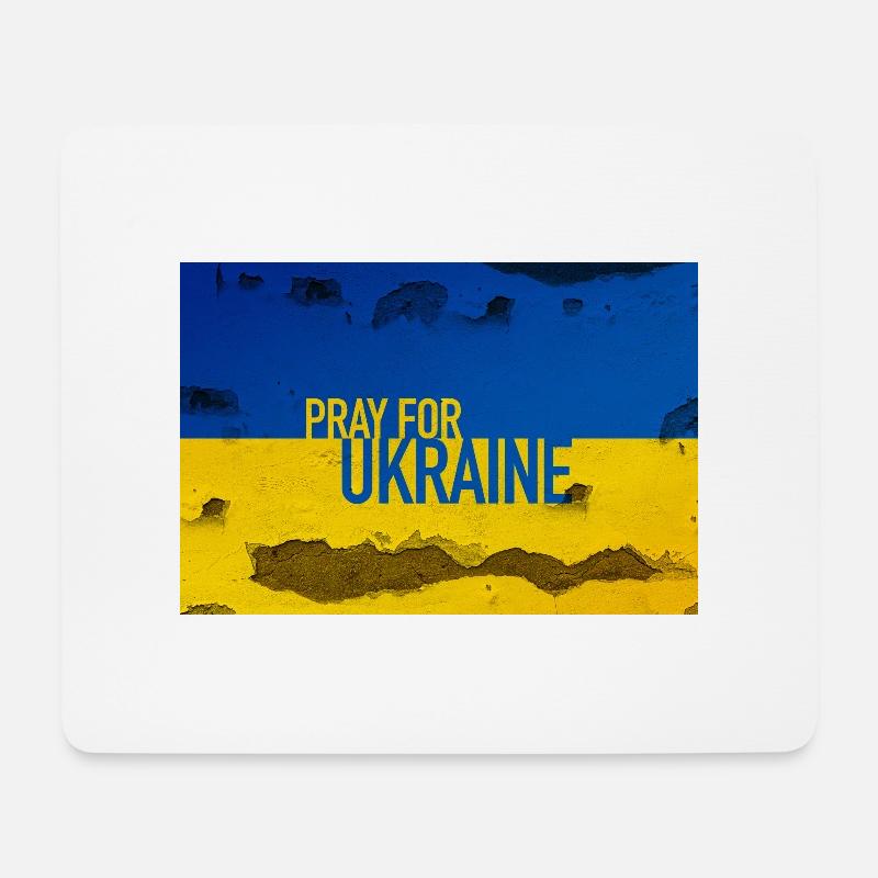 Ukraine - Mousepad (Querformat) - Weiß