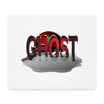 Ghost - jetzt wird es gruselig! - Mousepad (Querformat) - Weiß - Vorne