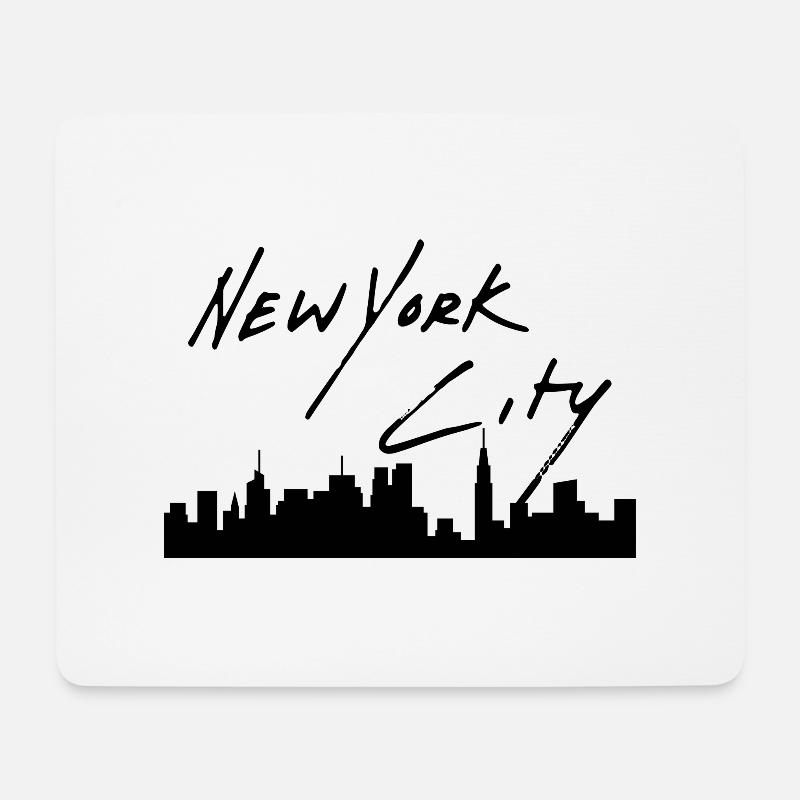 New York - Mousepad (Querformat) - Weiß