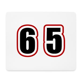 65 Number College - Mouse Pad (horizontal) - white - Front