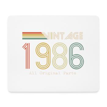 Episch und legendär geboren 1986: 38. Geburtstag - Mousepad (Querformat) - Weiß - Vorne