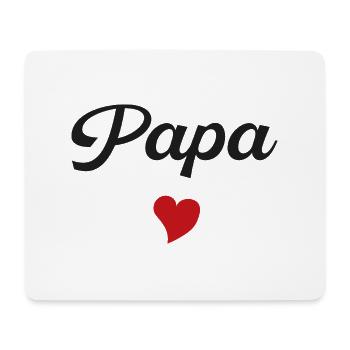 Dad - Future dad heart - Mouse Pad (horizontal) - white - Front