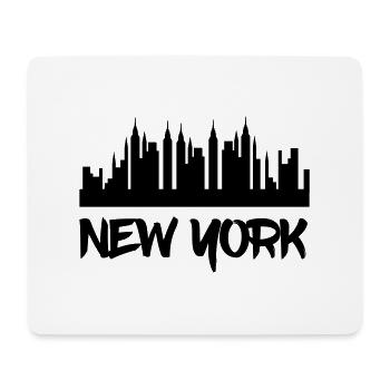 New York - Tapis de souris (format paysage) - blanc - Devant