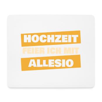 Geschenk für Allesio - Mousepad (Querformat) - Weiß - Vorne