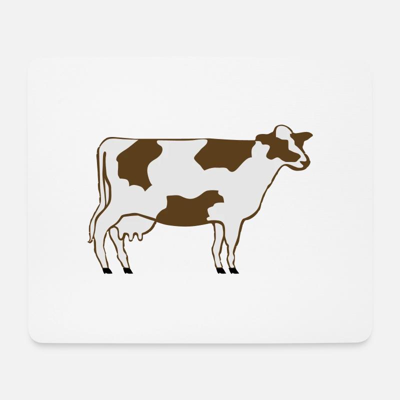 Dairy Cow - Mouse Pad (horizontal) - white