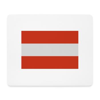 oesterreich - Mousepad (Querformat) - Weiß - Vorne