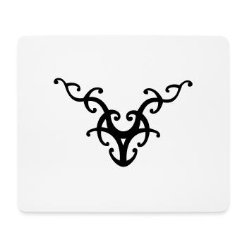 Polynésie-tribal - Tapis de souris (format paysage) - blanc - Devant