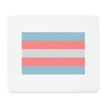 Transgender-Pride-Flag. - Mousepad (Querformat) - Weiß - Vorne