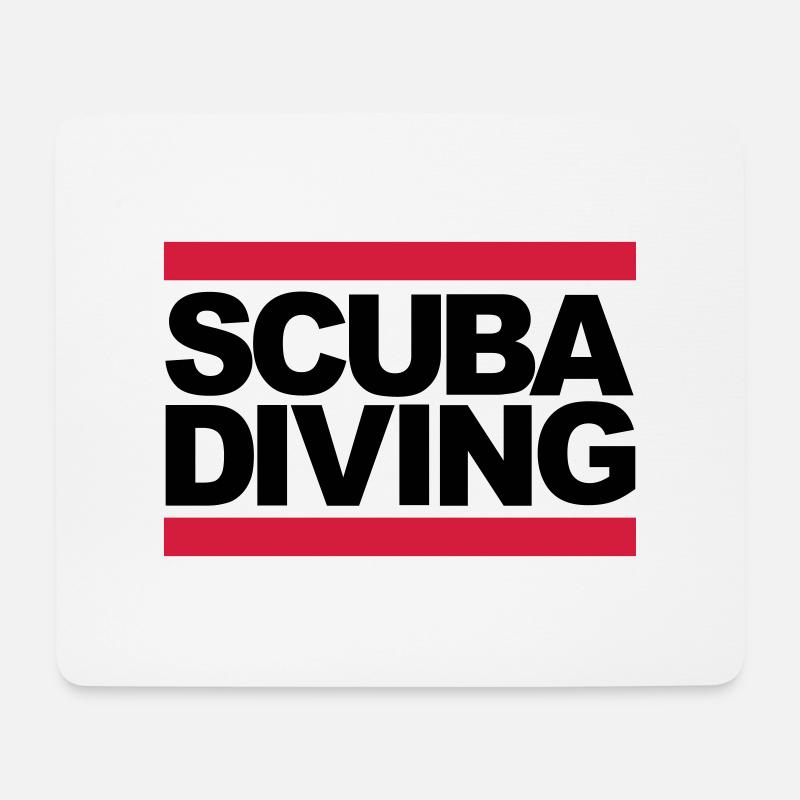 Scuba Diving - Mousepad (Querformat) - Weiß