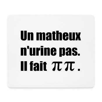 Pi Pi eps - Mousepad (Querformat) - Weiß - Vorne