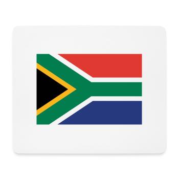 Afrique du Sud - Tapis de souris (format paysage) - blanc - Devant
