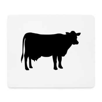 cow animal - Mousepad (Querformat) - Weiß - Vorne