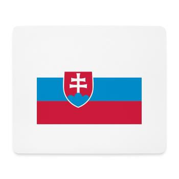 slovakia flag - Tapis de souris (format paysage) - blanc - Devant
